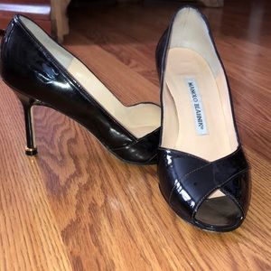 Manolo blahnik black heels
